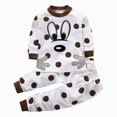 thumbnail image 5 of Gibobby Toddler Baby Boy Clothes 0-12 Months 2t 3t 4t 5t Long Sleeve Plaid Hoodie Sweatshirt Top + Jogger Pants Outfit Set Fall Winter(2-3 Years,White), 5 of 6