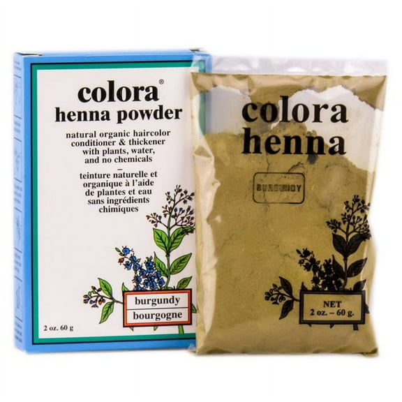 Colora Henna Powder Hair Color [ BURGUNDY ] 2 Oz. * BEAUTY TALK LA *