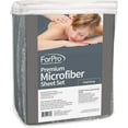 thumbnail image 2 of Ensemble de Draps 3 Pcs en Microfibre Premium Blanc, 2 of 6
