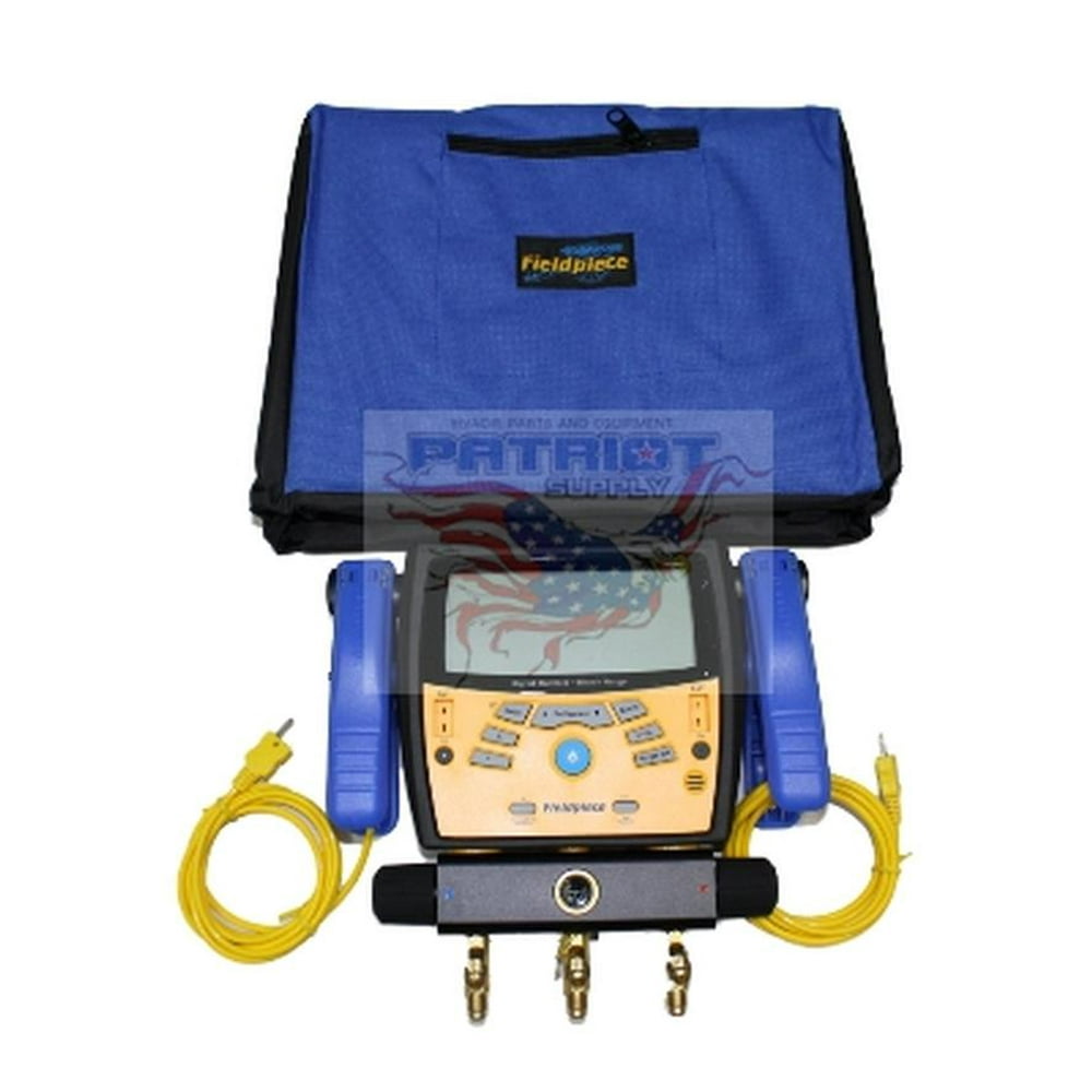 Fieldpiece SMAN360 3Port Digital Manifold with Micron Gauge Walmart
