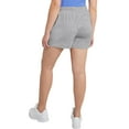 thumbnail image 4 of Hanes Womens Essentials Cotton Jersey Shorts, M, Light Steel, 4 of 4