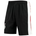 thumbnail image 2 of Men's Mitchell & Ness Black Portland Trail Blazers Hardwood Classics 75th Anniversary Swingman Shorts, 2 of 4