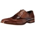 thumbnail image 1 of STACY ADAMS Hommes Tinsley - Richelieu Wingtip, Beige/brun, 11.5 US, 1 of 3