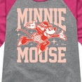 thumbnail image 3 of Disney - Minnie Arms Up - Toddler & Youth Girls Raglan Graphic T-Shirt, 3 of 5