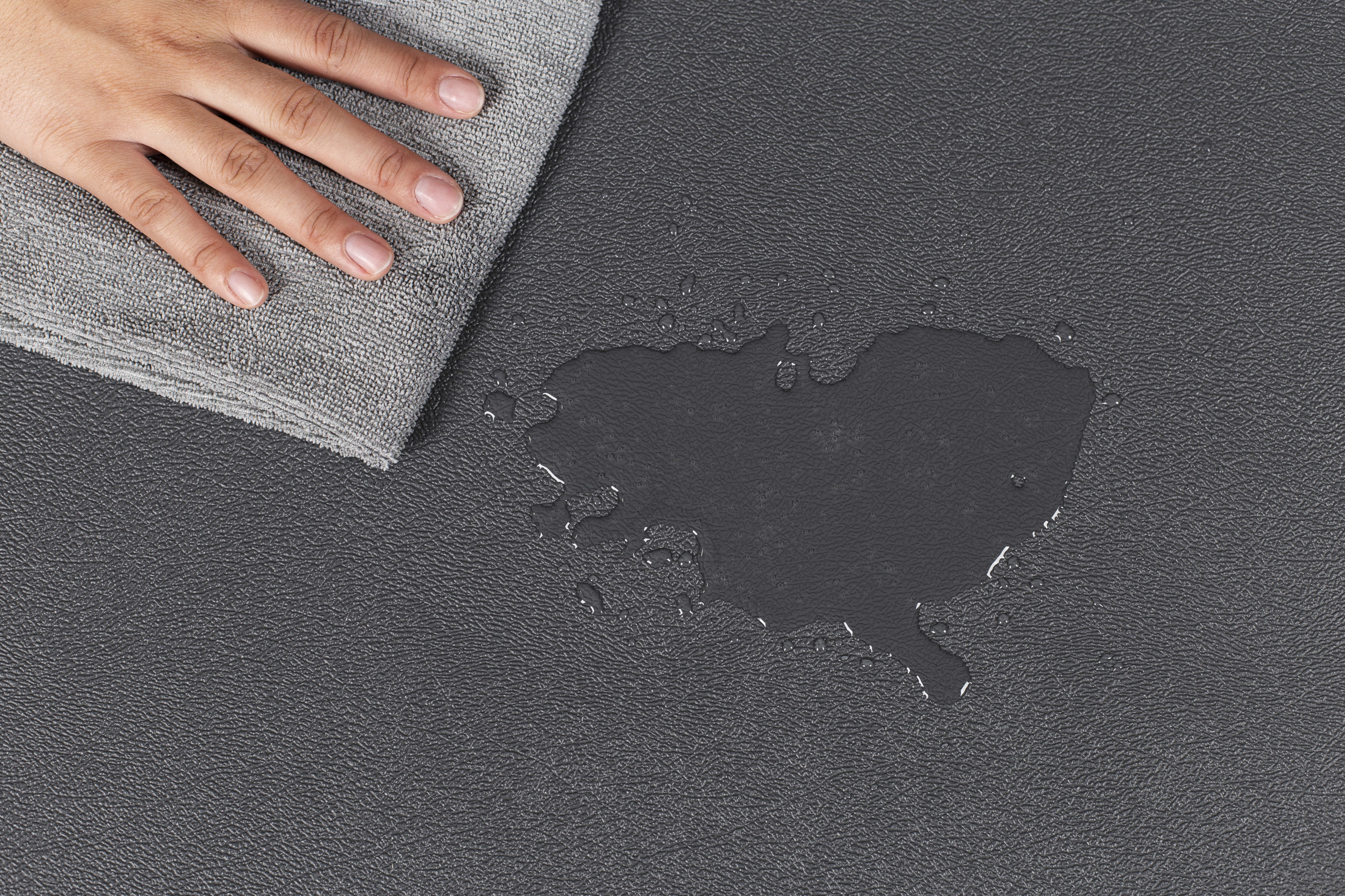 visit the g-floor store Levant Texture Protective Vinyl Floor Covering Pets 7.5ft x 17ft Gray