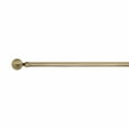 thumbnail image 2 of Versailles LX01 Ball Finial Rod Set - 86x144", Antique Brass/Brushed Brass, 2 of 7