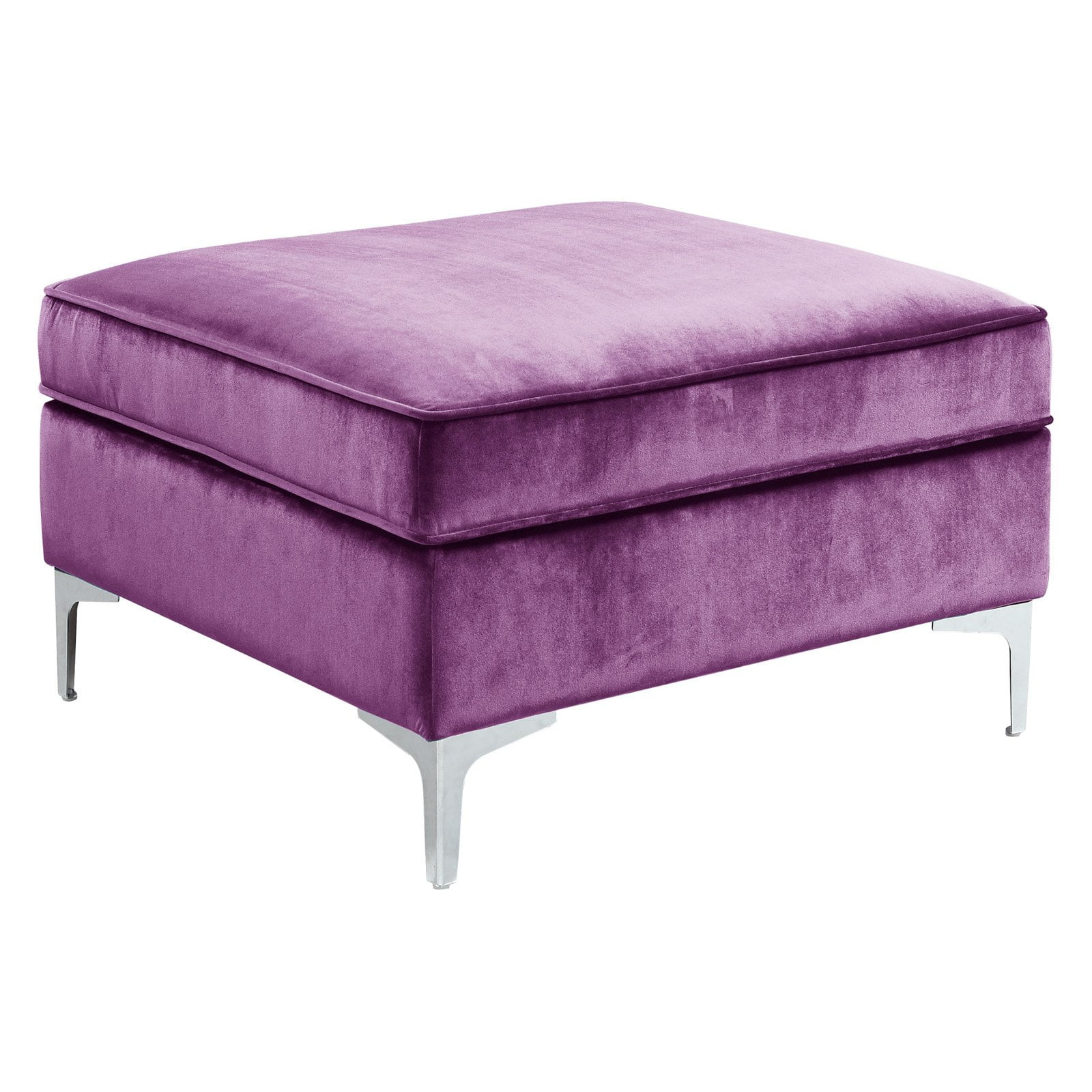 Chic Home Eliott Velvet Square Storage Ottoman