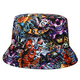 thumbnail image 3 of Sombrero de pescador con protección solar para hombre y mujer, gorro de pescador de doble cara con estampado de moda, estilo Hip Hop, 3 of 5