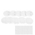 thumbnail image 1 of Button Badge Maker Set, 100 Sets Blank Badge Making Kit Wide Uses Wear Resistant Transparent Exquisite Workmanship  For DIY Crafts For Decoration, 1 of 8