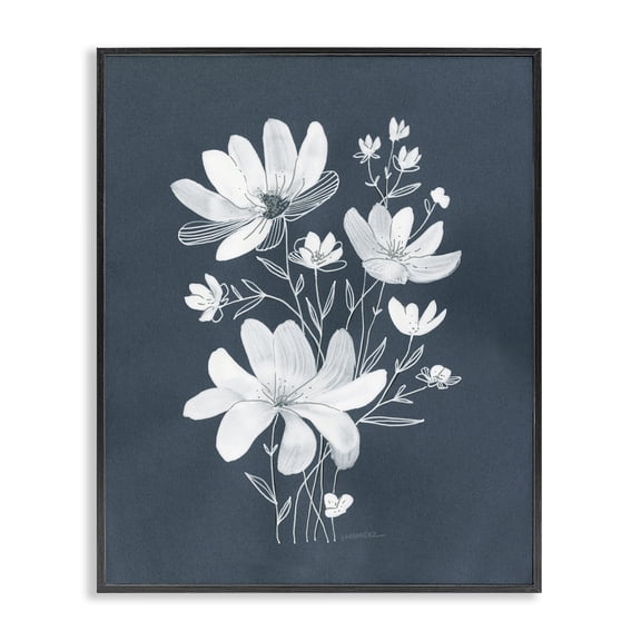 Stupell Industries Contemporary Black Framed Giclee Art, 11 x 14, by Leeza Hernandez