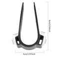 thumbnail image 3 of Easicozi Baby Car Seat Shoulder Straps Positioner Seatbelt Fixing Clip, 2 Pack, Black, 3 of 8