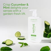 Native Volumizing Shampoo Cucumber & Mint, Sulfate & Silicone Free, 16.5 fl oz