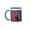 Blue/White, variant on 3drose, Monkeys Drinking Water, Jakhu Temple, Shimla, India, 11oz Mug