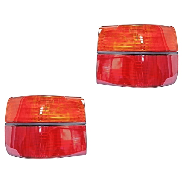 Juego De Luces Traseras Izquierda Y Derecha Para Volkswagen Tipo 1 Bug, Lente Rojo Y ámbar, Referencia 111945095M Y 096M