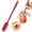 Red, variant on 1 Pack Long Handle Silicone Spatula, Slim Jar Scraper for Spreading and Mixing, Flexible Non-Stick Baking Tool for Jars and Blenders, 28x3cm (Black)