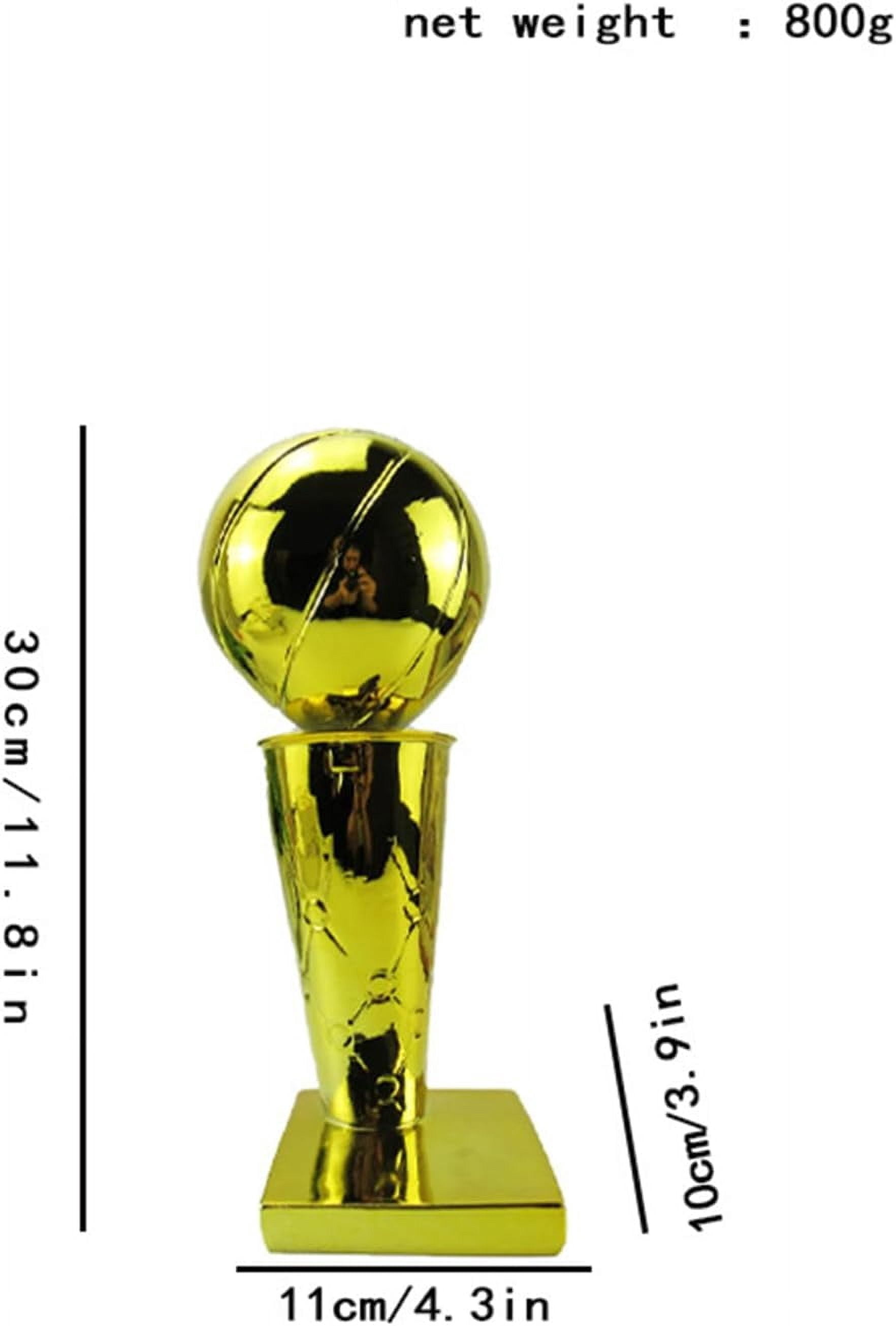 11.8inch/30cm Replica Basketball Champion Larry O'Brien Trophy, Golden State Crafts Souvenir Plated Award Model Cup Fans Gift,1,1,Resin