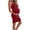 Wine, variant on Jinhomg Thin Pregnancy Dress for Women Lightweight Comfy Chiffon Spaghetti Strap Midi Dresses Casual Solid Maternity Dress Daily Wear Spring Saving Today Sky Blue XL