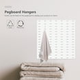 thumbnail image 3 of 10Pcs Pegboard Hooks J Shape Hook Peg Board Display Hooks for Jewelry Keys Small Tools, 3 of 8