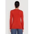thumbnail image 5 of Womens Long Sleeve Basic Crew Neck T-Shirt, 5 of 5