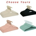 thumbnail image 2 of Hanger Velvet Hangers Clothes Heavy Duty Non Slip Hangers 30 count Multicolor, 2 of 8