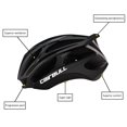 thumbnail image 2 of CAIRBULL-casco de ciclismo de montaña para hombre, moldeado integralmente, ultraligero, 200g, para carreras de velocidad Fivean Cascos de ciclismo, 2 of 2