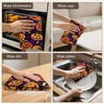 thumbnail image 5 of 4 Pcs Funny Kitchen Towels,Halloween Jack O Lanterns with Candy Microfiber Dish Towels,Kitchen Tea Towels,Kitchen Towel Set (18" X 26"), 5 of 7