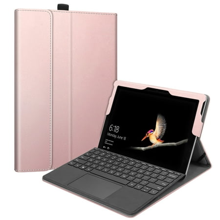 Fintie Protective Case for 10-inch Microsoft Surface Go 2018 - Multiple Viewing Angle Tablet Cover, Rose
