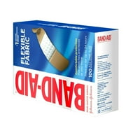 Band-Aid Adhesive Bandages, Flexible Fabric, All One Size 1 X 3 , 100 Count Pack of 2