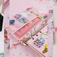 thumbnail image 4 of Yeacher DIY Horizontal Diary Sketchbook Pocket Notepad Girls Diary Cute Notebook Stationery Notebook Diary School, 4 of 8