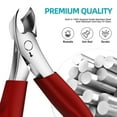 thumbnail image 6 of Toenail Clippers for Thick Nails & Ingrown Toenail Treatment.Heavy Duty Professional Toe Nail Clippers for Men&Elderly,Large Toenail Scissors for Seniors/Mens/Women,Long Handle Safety Strong RONAVO, 6 of 10