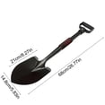 thumbnail image 3 of CSSAD Snow Shovel for Driveway Engineer Shovel Snow Shovel Multi-function Shovel Lifesaving Shovel Camping Shovel Shovel Outdoor Supplies, 3 of 6