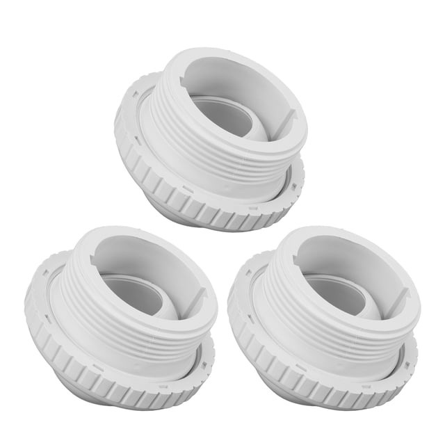 Buses de Jet de Piscine, Entrée Directionnelle d'Eau en Forme de Globe Oculaire Filetage Mâle 45 mm 3 Pcs pour Remplacement