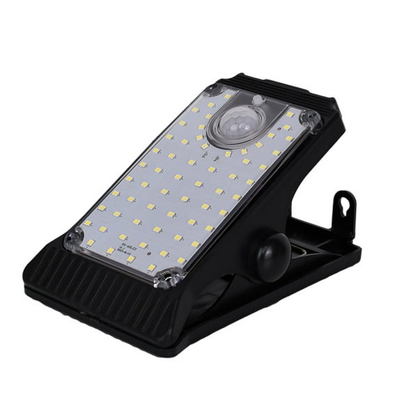 Clip de Lampe Solaire ABS - avec Capteur de Mouvement - Résistant aux Intempéries et Économe en Énergie