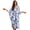 Toile De Jouy Boat Palm Tree, variant on Xoenoiee Purple Tie Dye Print Plus Size Kaftan Dress for Women Casual Caftan Bathing Swim Cover Up V Neck Boho Maxi Beach Dress Lightweight Loungewear