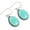 Aqua Chalcedony, variant on Peridot Quartz Women Jewelry 925 Sterling Silver Earring