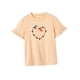 thumbnail image 5 of Camiseta para mujer con cuello redondo, trajes suaves, camisetas de verano para el trabajo, vacaciones, mujer XL, 5 of 7