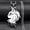 Silver color, variant on Cute Fashion Hollow Animal Cat Head 14K Yellow Gold Pendant Necklace for Women Men Gold Silver Color Pet Kitten Long Hair Cat Jewelry