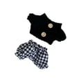 thumbnail image 1 of Ropa de peluche para muñecas de 17 cm Hugo conjunto de suéter y pantalones disfraz accesorios para fotos, 1 of 9