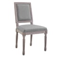 thumbnail image 2 of Modway Court Dining Side Chair Upholstered Fabric Set of 4 in Light Gray, 2 of 5