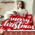 thumbnail image 2 of JLFNYA Christmas Blanket, 40" x 60" Christmas Throw Blanket, Christmas Blankets, Christmas Blankets for Couch Sofa Bed, Printed Flannel Casual Blanket, Christmas Gifts for Women, 2 of 5