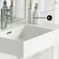 thumbnail image 5 of St. Tropez 24 x 18 Ceramic Wall Hung Sink with Left Side Faucet Mount, 5 of 9