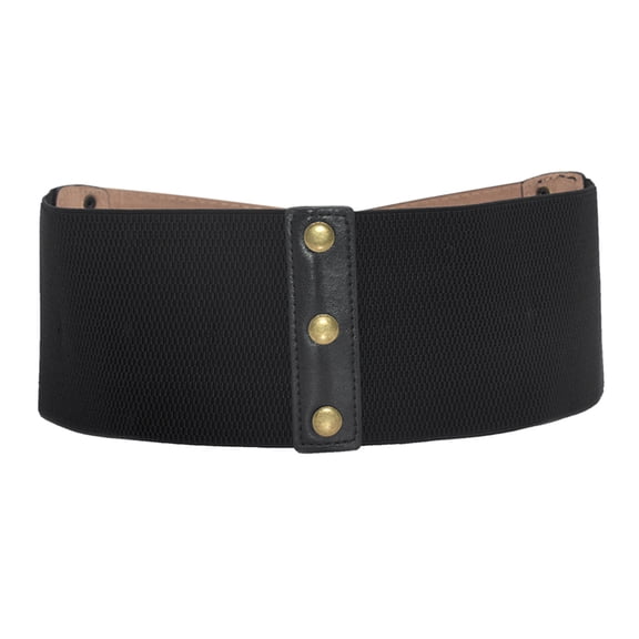 Wide Waist Belts for Women Waist Belts for Women Fashion Wide Stretch Belts for Women Wide Belts for Women Fashion Elastic Belt for Dresses Red Stretch Belts for Women,Black