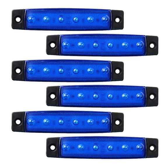 6 Pcs 6led Boat Light Navigation Lights Utility Interior Kayak Ocean Bar for Truck
