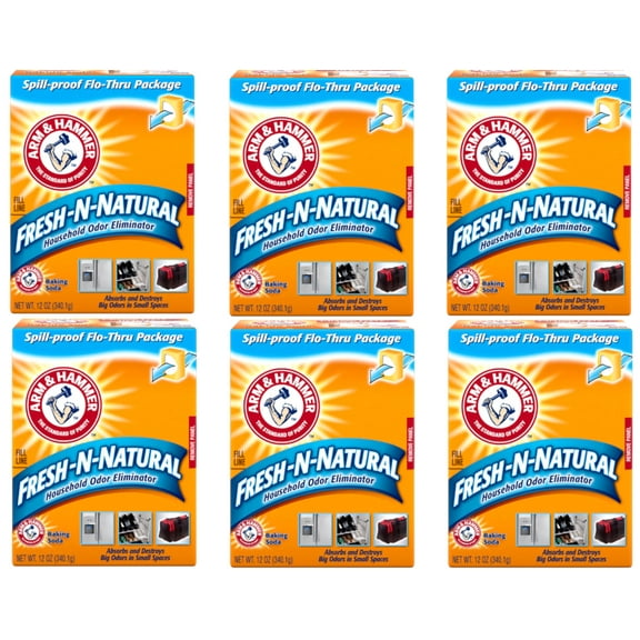 6 Pack - Arm & Hammer Fresh-N-Natural Odor Absorber, 12 oz
