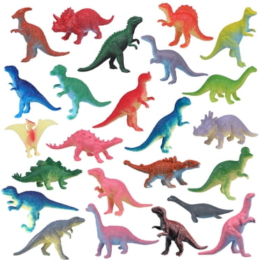 UPC 132588325746 - 24-piece Set Of Mini 3" Plastic Dinosaurs Assorted Colors & Styles Great