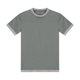 thumbnail image 4 of Camiseta informal de manga corta con cuello redondo y color liso para niños de 3 a 12 años, 4 of 9