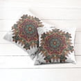thumbnail image 2 of Ambesonne Mandala Throw Pillow Cover 2 Pack, Pattern, 18", Multicolor, 2 of 6
