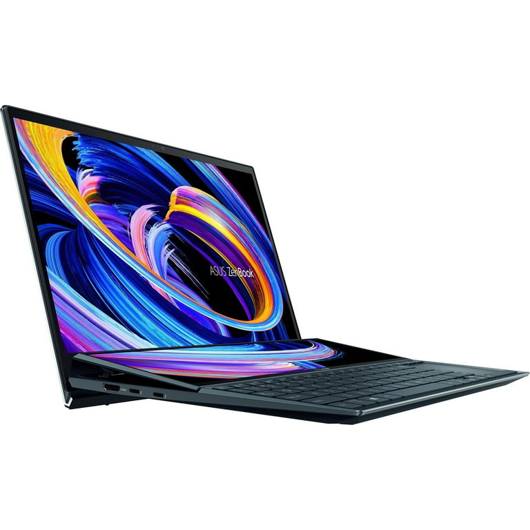 ASUS ZenBook Duo 14 FHD Touchscreen Laptop, Intel Core i7-1195G7, 16GB  RAM, 1TB SSD, Windows 11 Pro, Celestial Blue, UX482EGR-XB74T 
