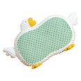 thumbnail image 3 of Cat Belly Pillow Memory Foam Slow Rebound Throw Pillow Goose Shape Fuzz Single Cushion Green, 3 of 12