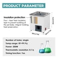 thumbnail image 4 of Baño de agua de laboratorio T-stereo WB100-1 3L 110 V/60 Hz de acero inoxidable, 4 of 6